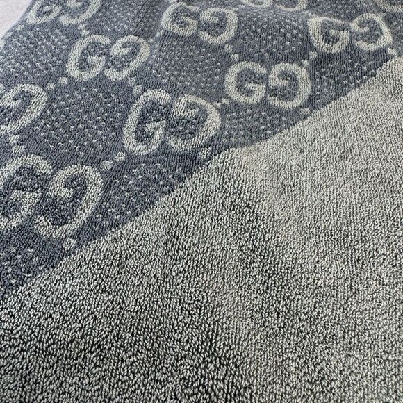 Gucci Gg Jumbo Jacquard Cotton Beach Towel Blanket - Picture 7 of 12